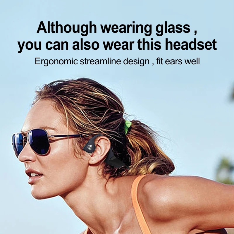 Fineblue F806 Bone Conduction earphone Bluetooth For Vivo Huawei Bone Conduction Headsets Wireless Earphones Sports