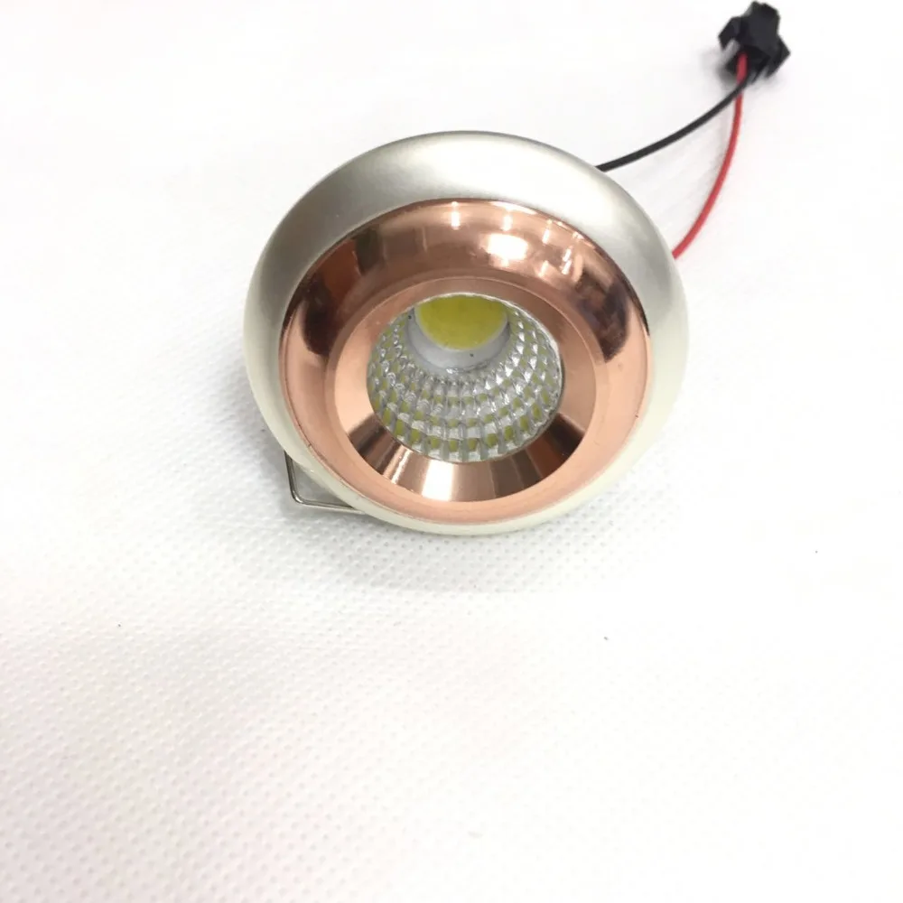 10 единиц 3 W светодиодный мини Einbauleuchte круглым verstellbarer черно-белую пятно Deckenlampe 220 V светодиодный-Schrankleuchte