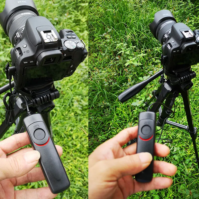 Camera remote shutter button camera remote shutter release camera control cable remote control shutter release cable RS-60E3 for Canon EOS R 800D 750D 760D 700D 200D 80D 77D 70D 1500D 1300D T7 T7i T6i T4i T3i