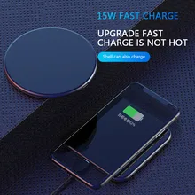 Быстрая Qi беспроводная док-станция для зарядного устройства для iPhone X 8 plus XR XS для samsung Note10 plus зарядка inalarmbrico бисфеновая зарядка# G30