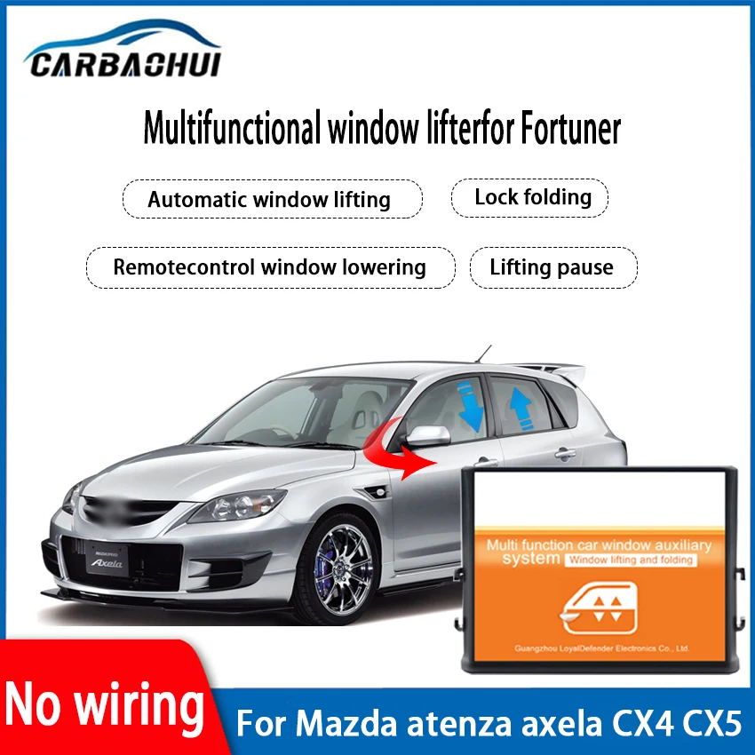 

LHD Automatic Electronics Window Open Closer Pause + Mirror Folding Spread Window Module For Mazda atenza axela CX4 CX5