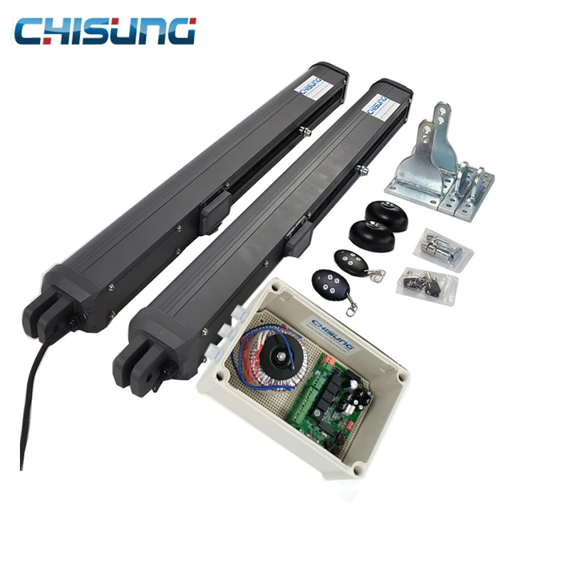 US $206.80 DC 24V Each Leaf 250kgs Electric Gate Automatic Swing Gate Opener Double Actuators For Home Swing Gate Opener