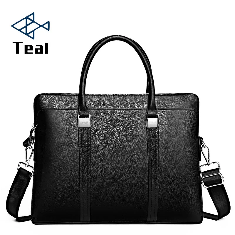 

Men's Briefcase Office bags shoulder Male Business Simple single-layer business laptop bag Coumper