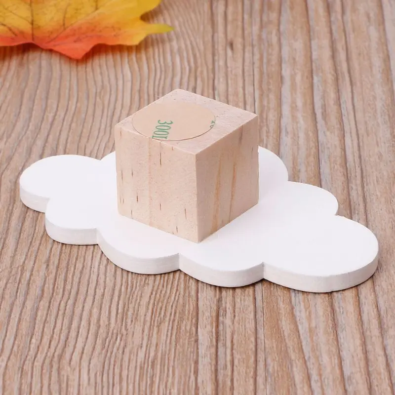 

Cute Cloud Hooks Wooden Clothes Hanger Wall Decor Children Bedroom Pendant