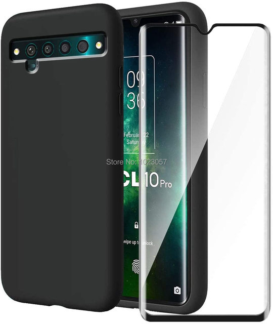 Case +Camera Tempered Glass On For TCL 10 20 PRO Screen Protector Glass For TCL 30 30 SE 5G 2.5D Glass