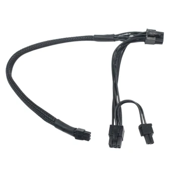 

Mini 6Pin To Pci-E 6+2Pin Dual Pci-E Ports Video Graphic Card Power Cable for G5/Mac Pro