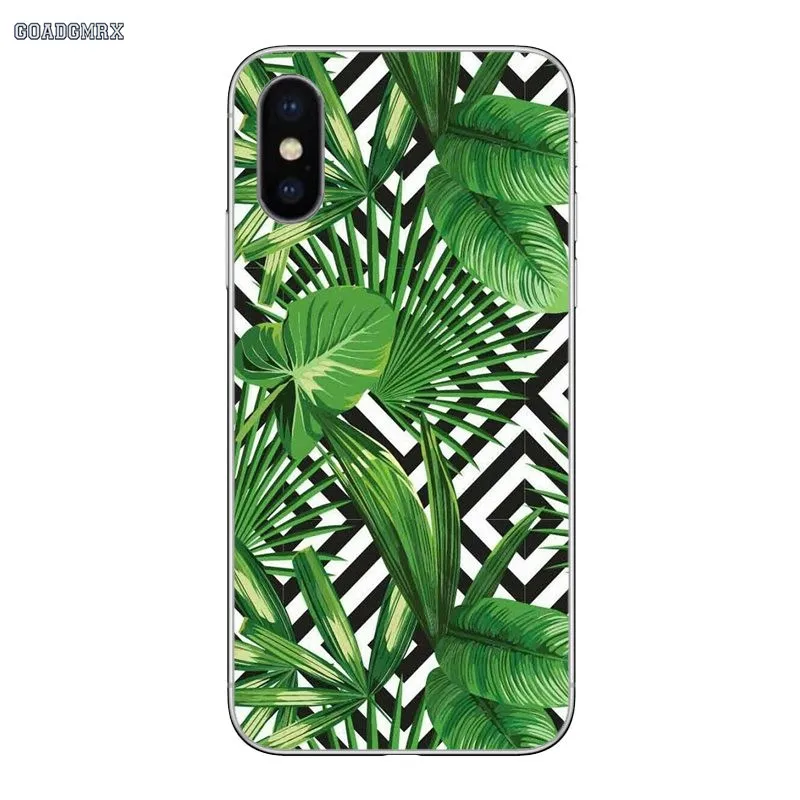 image 6 Мягкая сумка чехол для samsung Galaxy S2 S3 S4 S5 Mini S6 S7 Edge S8 S9 S10 Lite J4 J6 Plus Европа Лето растения банан лист искусство - Цвет: image 6