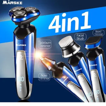

electric Shaver 4 in 1 rechargeable razor nose trimmer facial cleasner electric beard trimmer shaving trimmer washable