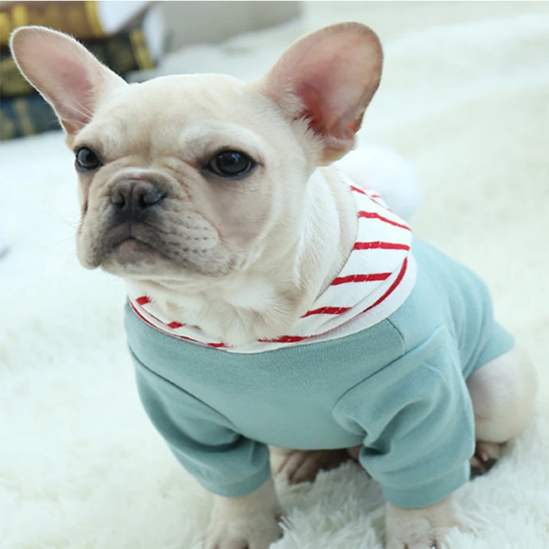Pet Tide брендовая одежда для собак весна и осень свитера для борьбы с кошками Полосатые Шляпы две ноги одежда