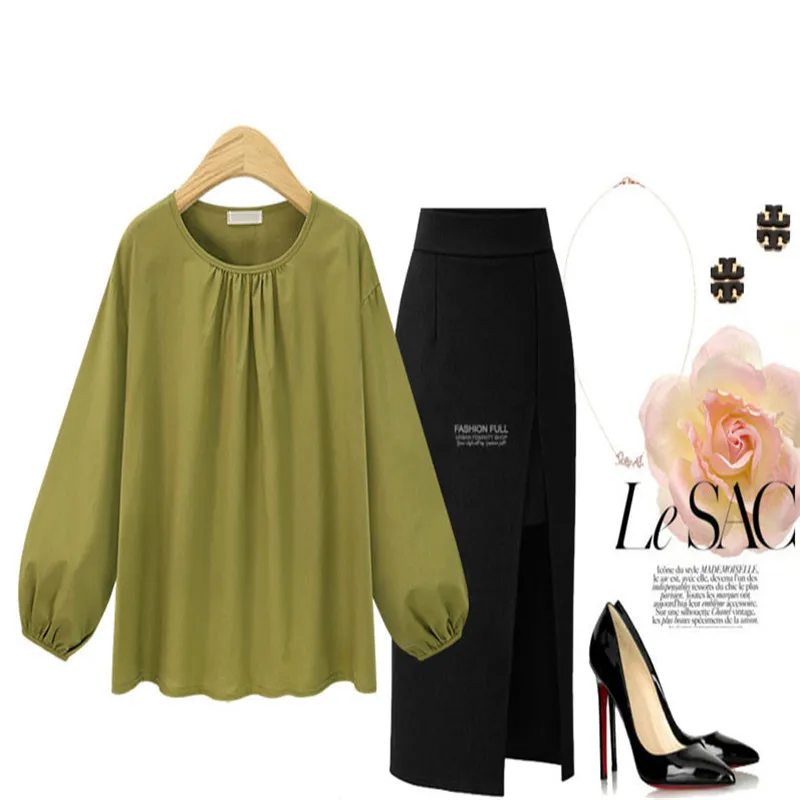 Blouse Women 2020 Autumn Casual Cotton Long Sleeve Shirt Plus Size L-4XL Women Clothing Blusas Chemisier Femme ??????? ???????