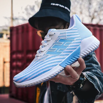 

2020 New Men Shoes Lac-up Men Casual Shoes Lightweight Comfortable Breathable Couple Walking Sneakers Feminino Zapatos size35-44