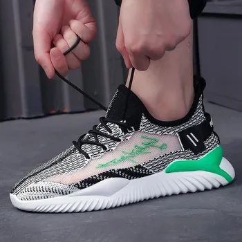 

Men Vulcanized Shoes Lightweight Breathable Sneakers Air Cushion Mesh Running shoes Men Casual Shoes Men's sneakers Tennis shoes