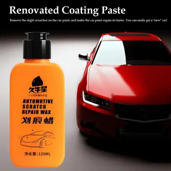 

120ml Scratch Wax Quick Effective Auto Leather Renovated Coating Paste Automotive Interior Car Maintenance Refurbishing Cleaner