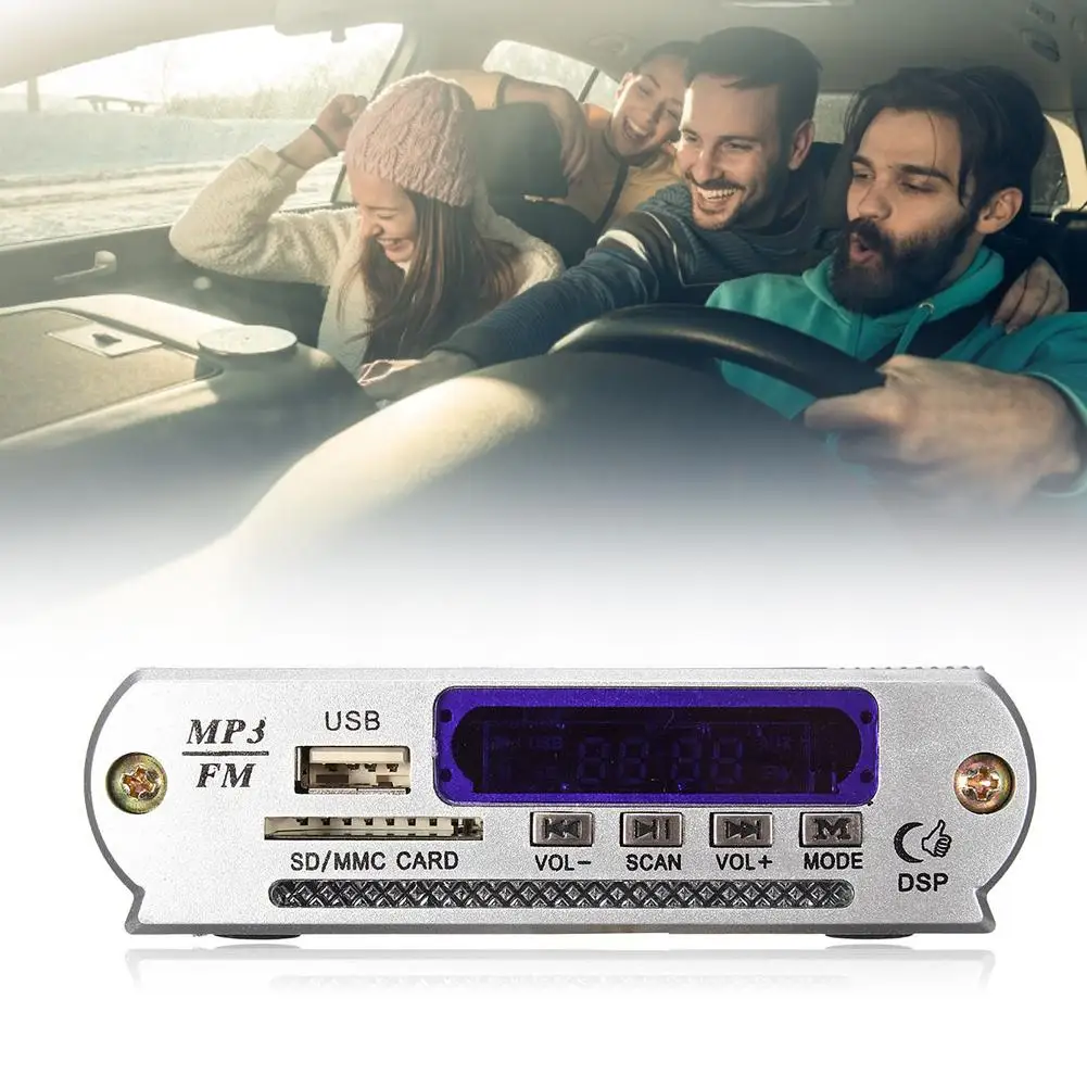 Автомобильный комплект MP3 плеер декодер доска белый с 3,5 мм разъем для наушников и клавиатура управление для USB/SD/MMC карты