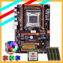 Бренд HUANANZHI X79 deluxe материнская плата с слотом M.2 скидка материнская плата с ЦПУ Intel Xeon E5 2689 с кулером ram 64G (4*16G)(China)