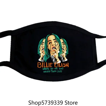 

New Billie Eilish Where Do We Go World Tour 2020 Pop Mask Usa Size S -3Xl Washable Reusable Mask with