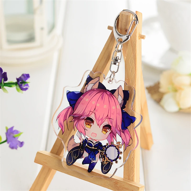 1 шт. Япония Fate/Grand Order акриловый кулон брелок Аниме мультяшный брелок косплей реквизит рюкзак декор для мальчиков и девочек Лидер продаж - Цвет: r