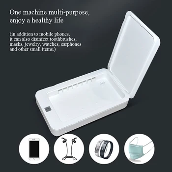 

Multifunction UV 99.9% Sterilizer Disinfection Box Automatic UV Sterilizer for Mask Toothbrush Mobile phone sterilizer home