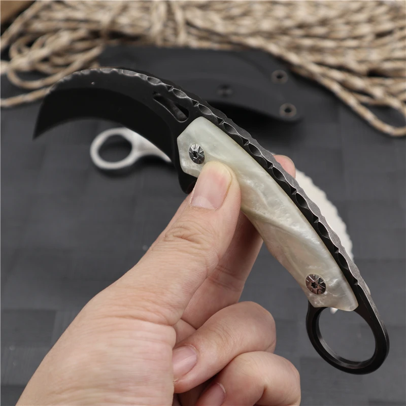 Нож karambit, складной карманный армейский нож, охотничий нож, нож для выживания, прямой тактический нож для улицы, нож для повседневного использования, Инструменты 22