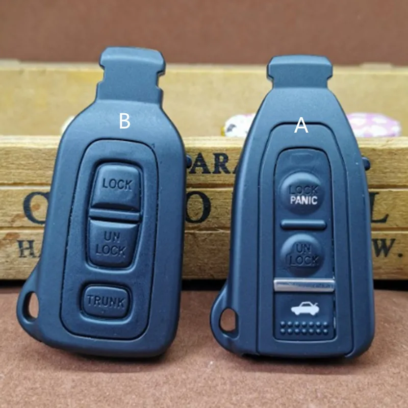 

DAKATU 3 Buttons Smart Prox Remote Key Shell For Lexus LS430 2002 2003 2004 2005 2006 with Uncut Blade