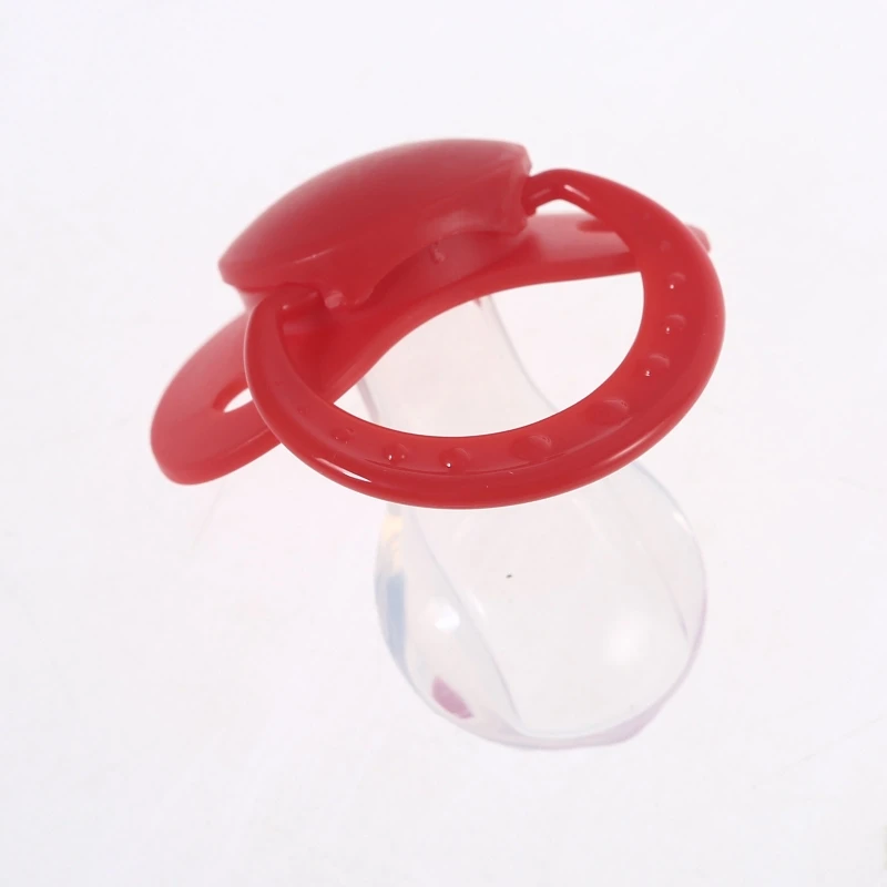 Grade Silicone Adult Pacifier Dummy Big Size Nipple Wide-bore Soft Safety Adult Teether Toys Dropshipping 4
