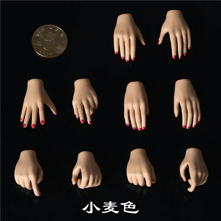 

1/6 Scale Female Soldier Hand Model, Replaceable Hand Model Suitable for Female Soldier Encapsulated Body Hand Model Garage Kit