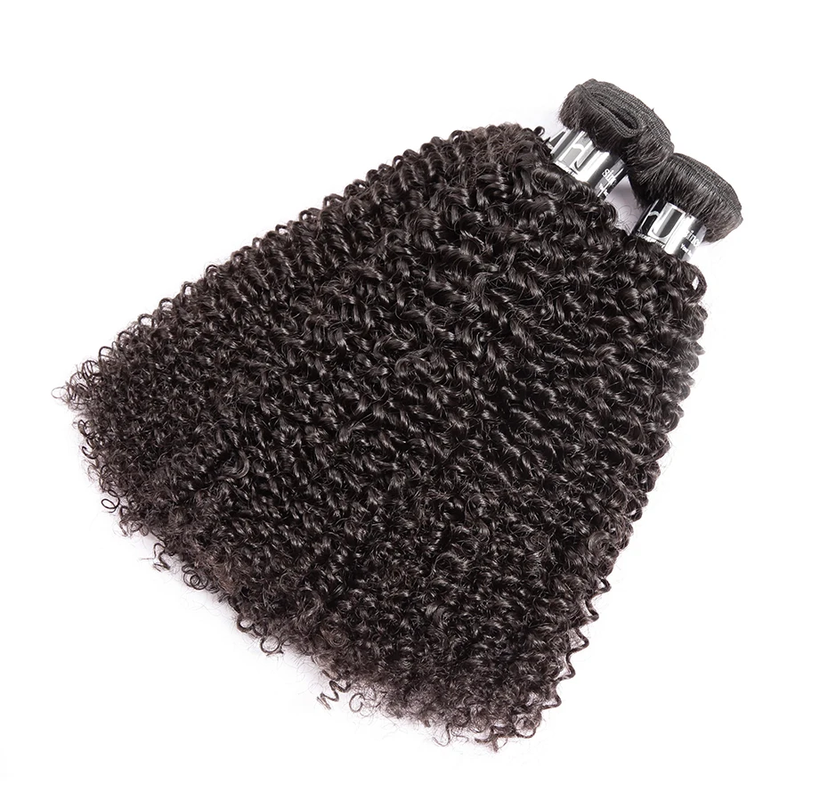 [HJ Weave beauty] пучки волос OneCut с 13x4 фронтальной P бразильские пучки волос плетение кудрявые вьющиеся девственные человеческие волосы для наращивания
