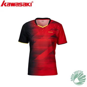 

2020 New Professional Kawasaki Men And Women Badminton T-shirt With Short Sleeves ST-R1216 R1218 Quick-dry Jersey