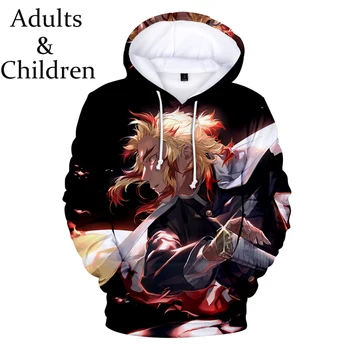 

Autumn Ghost Blade 3D Hoodies Men women Fashion Kids Harajuku Print Comic Demon Slayer 3D casual Hoodies boys girls Sweatshirts