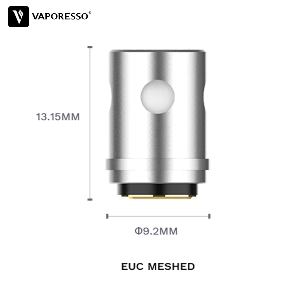 5-15pcs Original Vaporesso EUC CCELL 1ohm Meshed 0.6ohm Coil Tea Fiber for VM 22 18 25 Tank Atomizer VM Solo Stick Vape E-cig