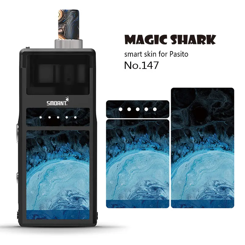 Magic Shark V-Vendetta Julie Snake Skull американский флаг ПВХ стерео мягкая наклейка для Pasito Пленка чехол для Smoant Pasito 149-169