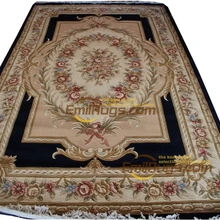 Ковер с цветочным принтом, винтажный, бельгийский, коричневый, модный, круговой, для украшения дома,, вязаный