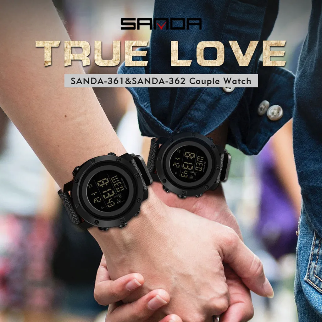 Водонепроницаемые цифровые часы с будильником и датой reloj deportivo hombre montre homme наручные часы для мужчин размер