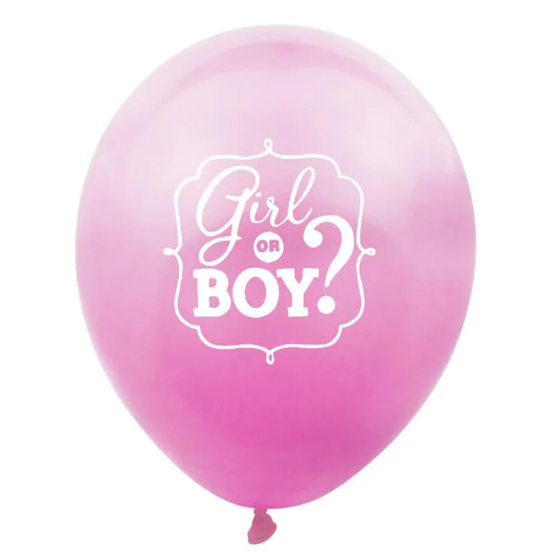 10 шт. 12 дюймовые Детские воздушные шары с принтом «Мальчик это девочка», воздушные шары для вечеринки в честь Дня Рождения, аксессуары для вечеринок