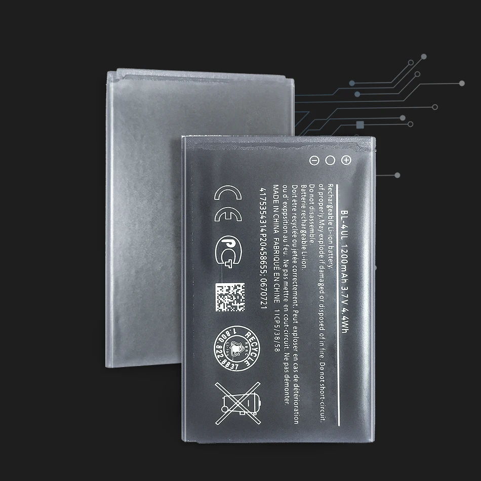 

NEW BL-4UL 4UL Li-ion Mobile Phone Battery For NOKIA Asha 225 Asha225 1200mAh