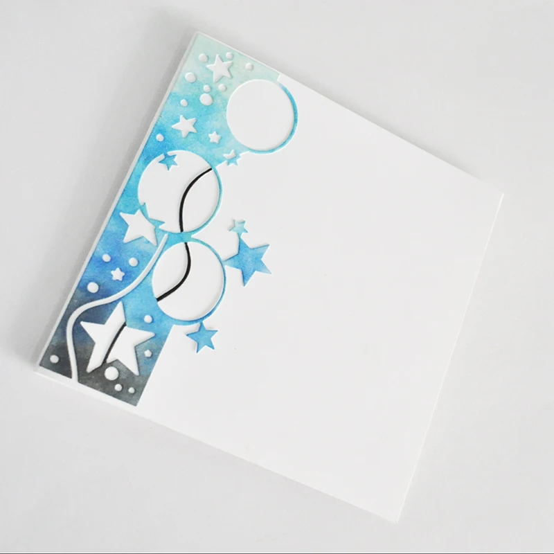 

Happymems Star Frame Metal Cutting Dies Stencil Scrapbooking Photo Album Stamp Paper Card Crafts Decor Background