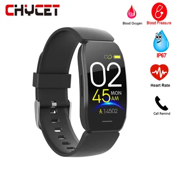 

Color Screen Fitness Bracelet Heart Rate Blood Oxygen Monitor Smart Band Waterproof Fitness Tracker Bluetooth Smart Band Men