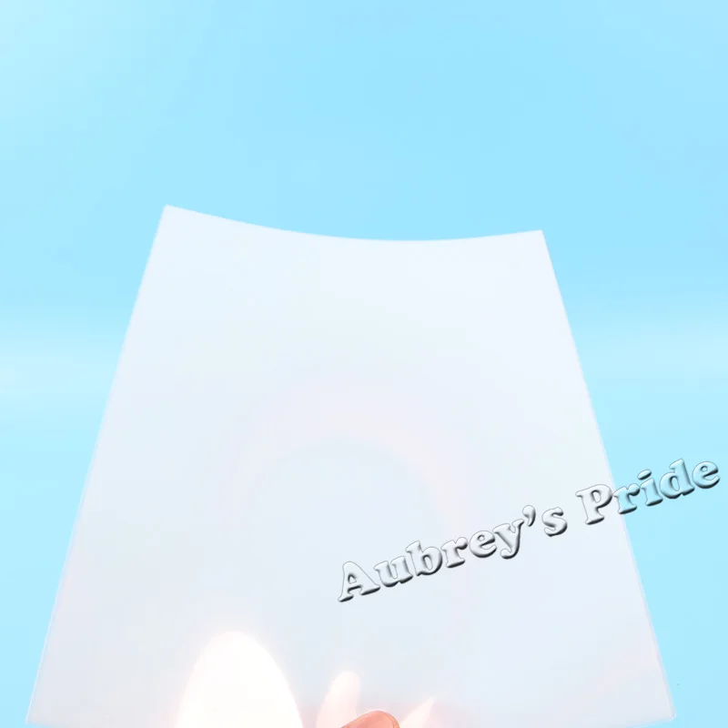 10 Pcs 0.5MM 20Mil PP A4 Size Matt Satin (210x297mm) Book Cover Materials Mylar Thickness