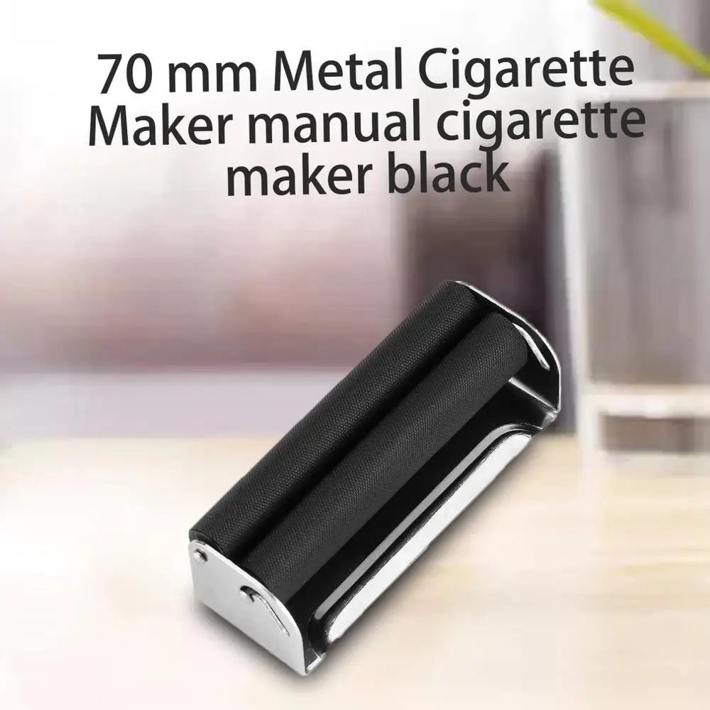 

70MM Easy Use Metal Manual Cigarette Rolling Machine Tobacco Injector Maker Roller Cigarette Accessories
