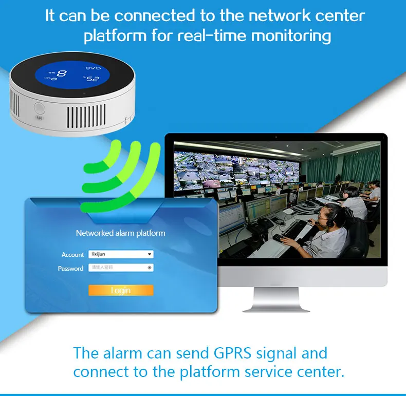 G60 FUERS Tuya WiFi GSM Home Security Alarm System Touch