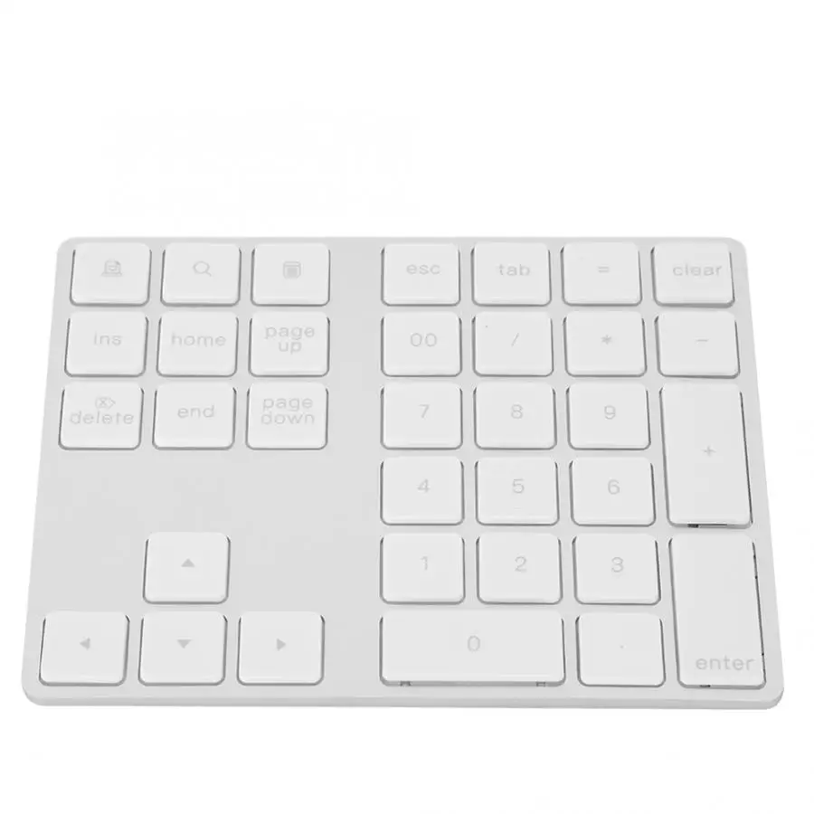 BT308 34 клавиши мини Перезаряжаемые Numpad беспроводная цифровая клавиатура маленькая клавиатура цифровая клавиатура