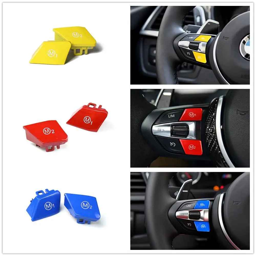 

RRX CARBON For BMW M3 M4 F80 F82 F83 steering wheel personalized red button m1m2 mode button custom red switch button in store!