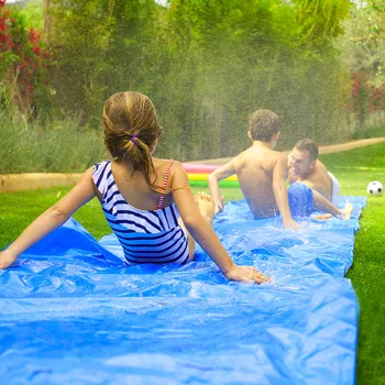

Waterslide 6X1.2M Backyard Lawn Water Slide Backyard Waterslide Slip On Slide Outdoor Toys For Children