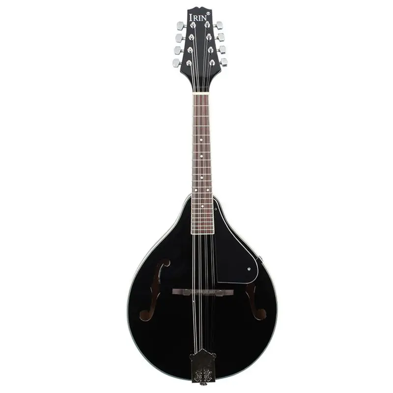 

IRIN Sunburst 8-String Basswood Mandolin Musical Instrument with Rosewood Steel String Mandolin Stringed Instrument Adjustable B