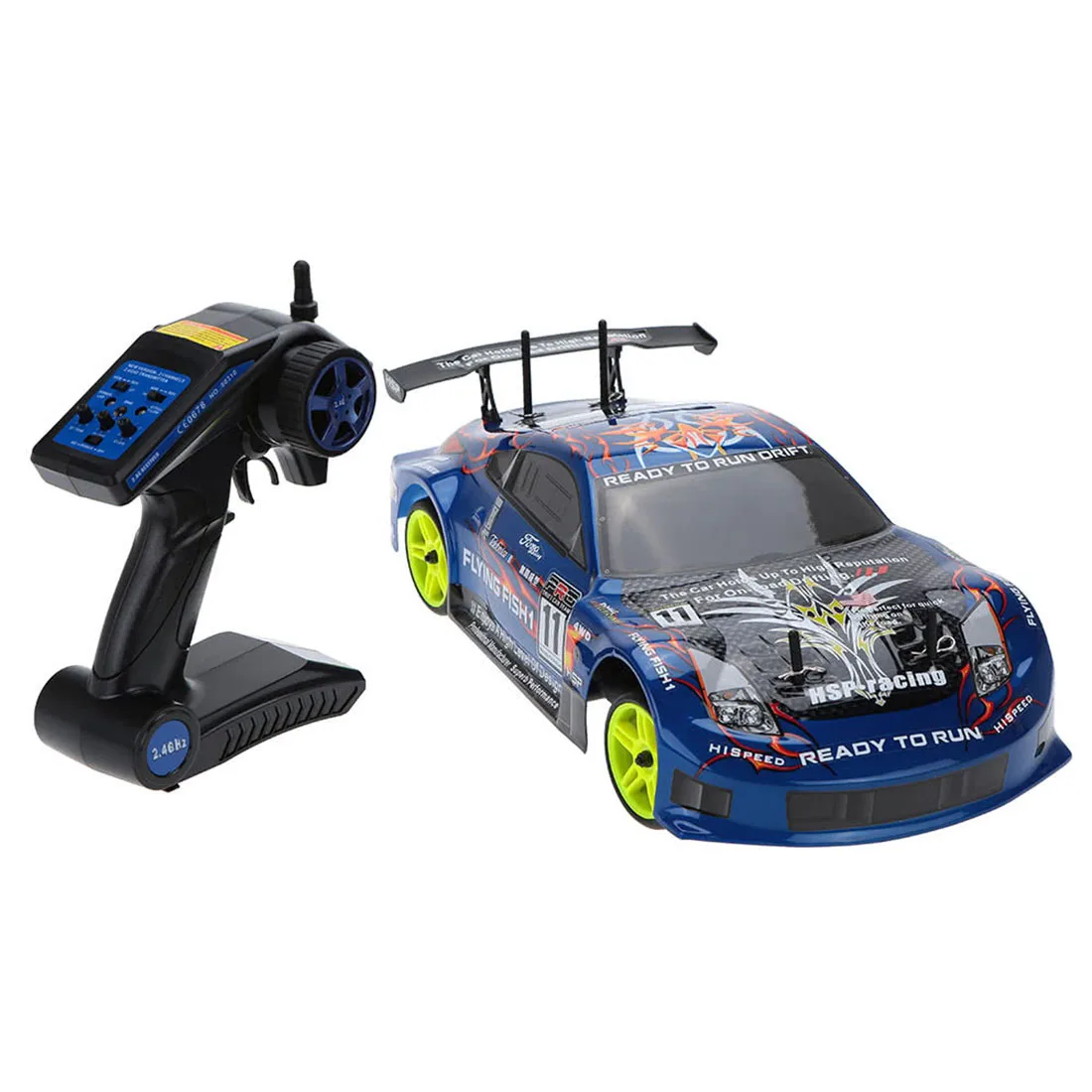 US $214.40 Hsp 94122 110 4wd Nitro Powered Sports Car 18cxp24g Wireless Remote Control Car Rc Drift Car No Need To Assemble