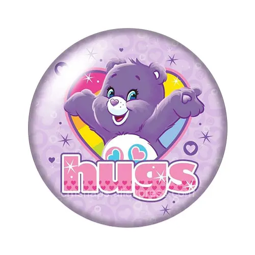 Прекрасный Care Bears стильная футболка с изображением персонажей видеоигр 18 мм кнопки 10 шт, смешанные цвета, круглый стеклянный кабошон стиль для украшение с защелкой - Окраска металла: DB1147-06
