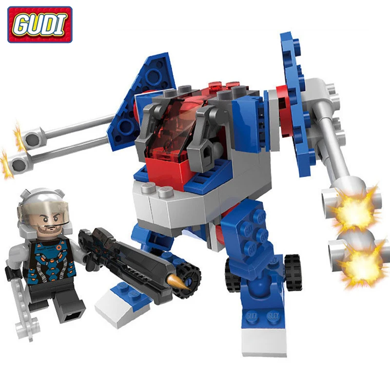 

Patrol Sentinel Building Blocks Assembled Simulation DIY Model Educational Legoingly Brick Children Kids Xmas Gifts Home