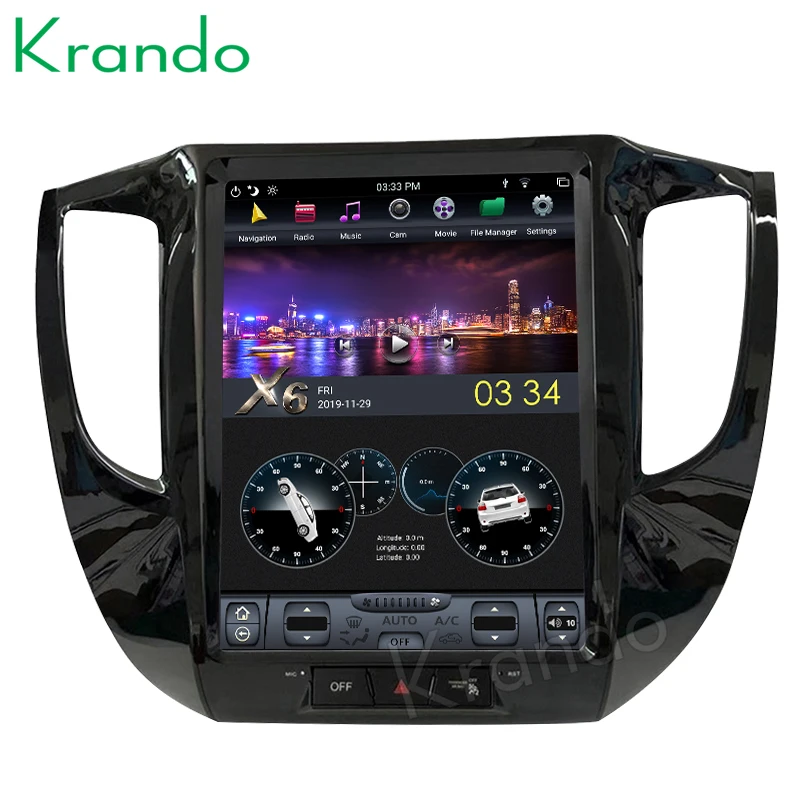 Автомобильный радиоприемник Krando на платформе Android 9 0 4 Гб ОЗУ 32 ПЗУ экран 12 1 дюйма