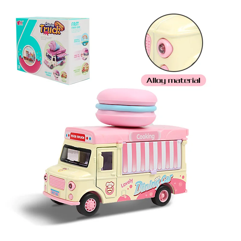 1:36 сплав автомобильный прицеп литой под давлением модель игрушки Звук ...