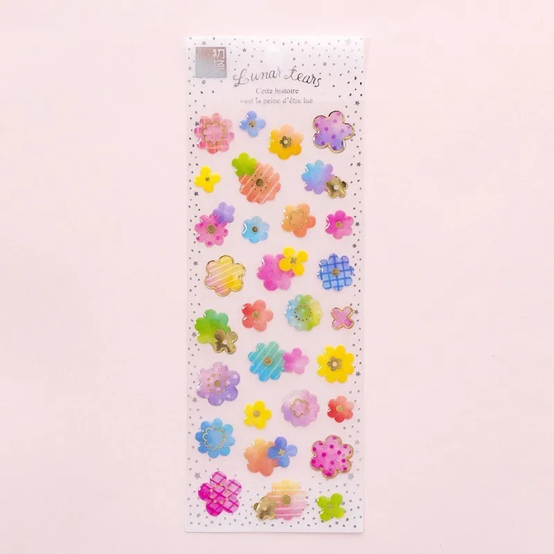 5 Ellen Brook 1 шт. 3D Милый Kawaii корейский DIY Мини мультфильм свежесть канцелярские наклейки офисные школьные принадлежности канцелярский подарок - Цвет: 5